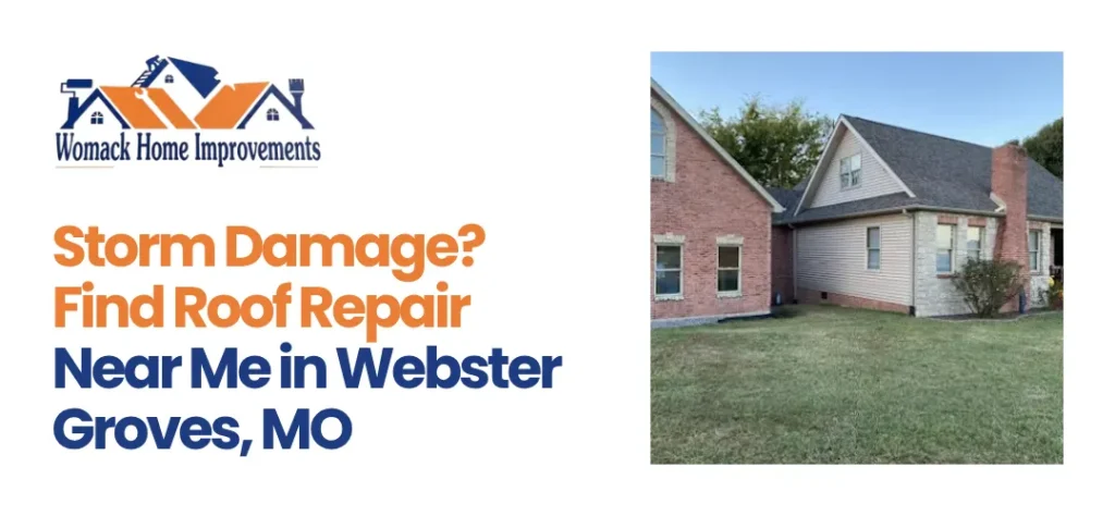 Roof Repair Near Me in Webster Groves, MO