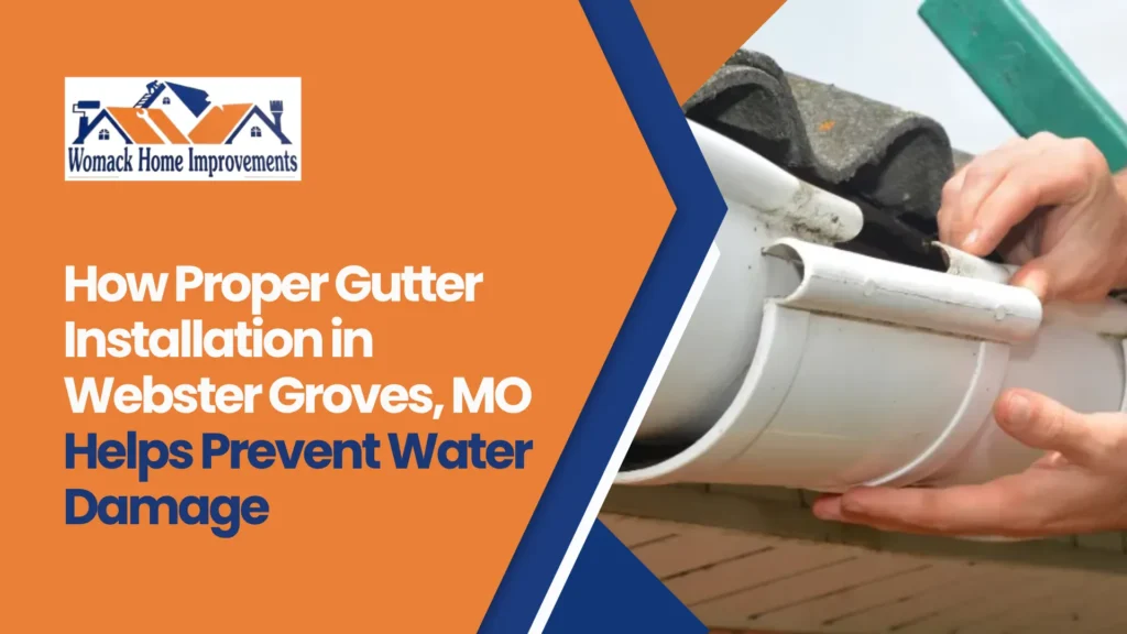 Gutter Installation in Webster Groves, MO