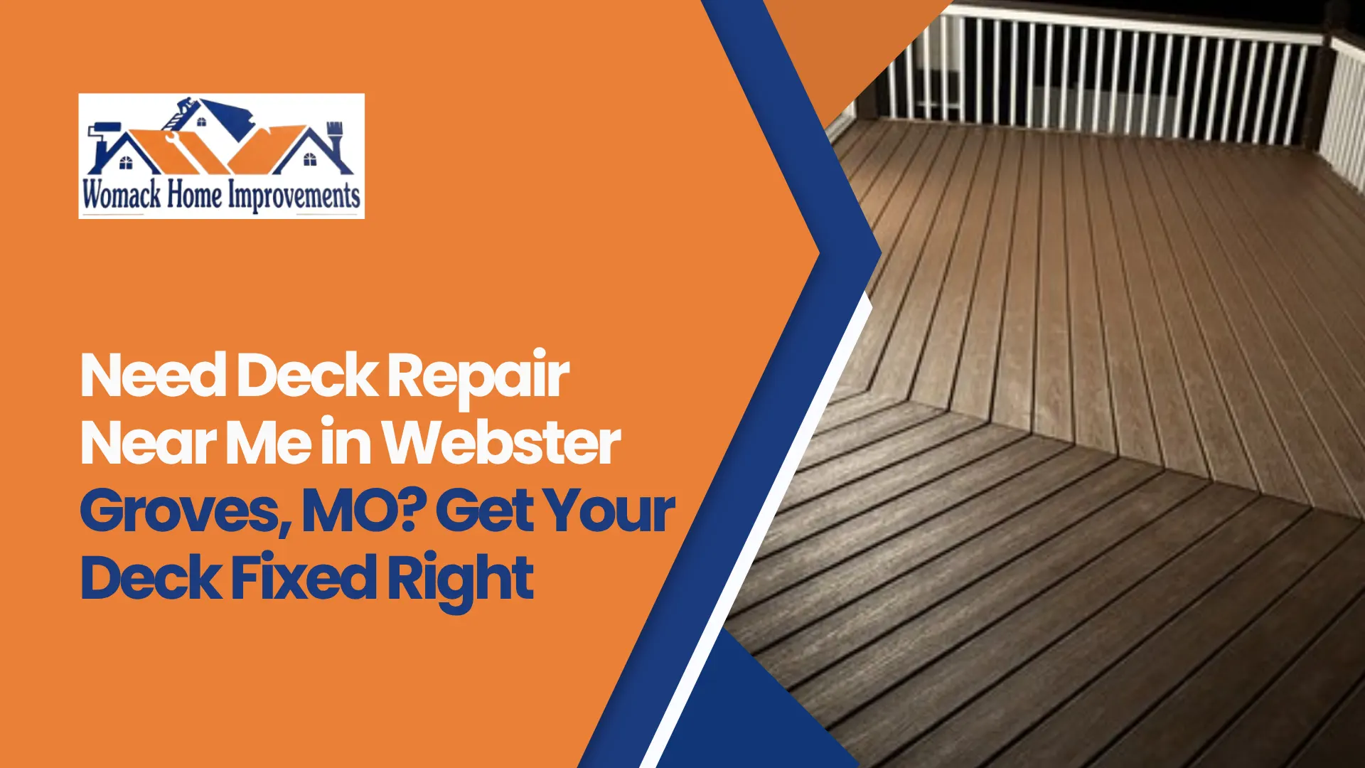 deck repair near me in Webster Groves, MO